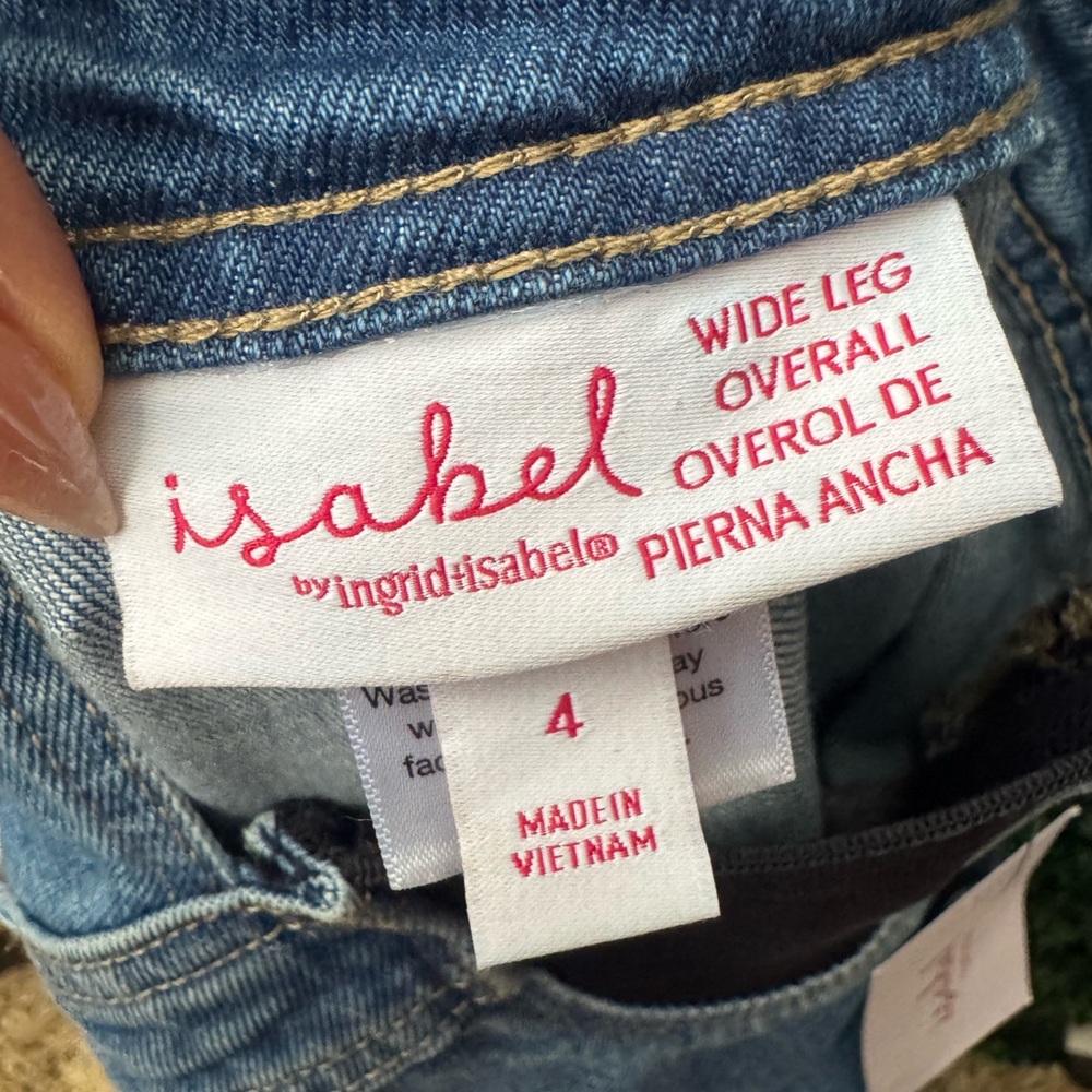 Isabel Maternity by Ingrid & Isabel Strapless Denim Overalls - Blue - Picture 7 of 7